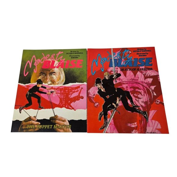 Modesty Blaise Titan Books Lot Of 4 Comics Peter O'Donnell Romero Jim Holdaway - Picture 2 of 8